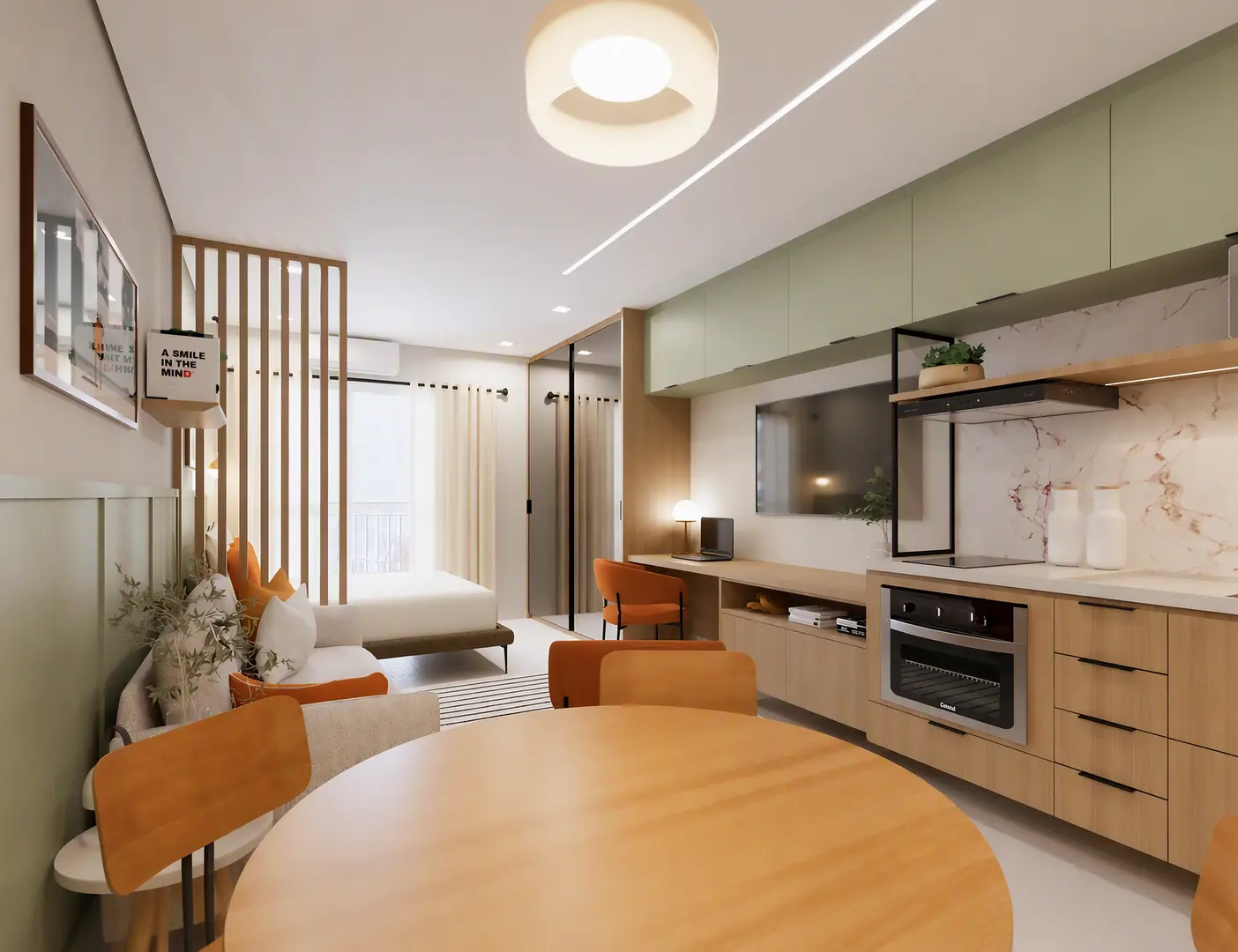 Planta 2 Dorms Garden 65m²